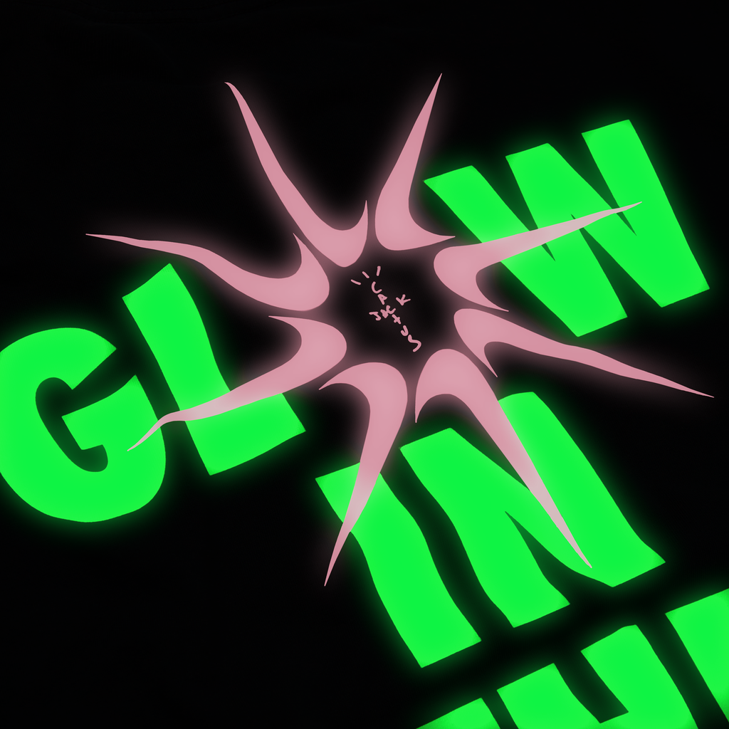 CJ X NIKE T-REXX GLOW IN THE DARK TEE (BLACK)