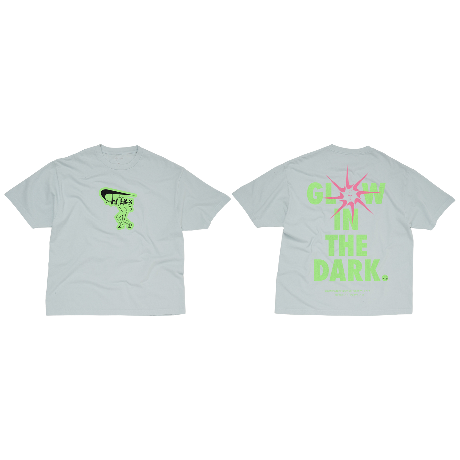 CJ X NIKE T-REXX GLOW IN THE DARK TEE (GRAY)