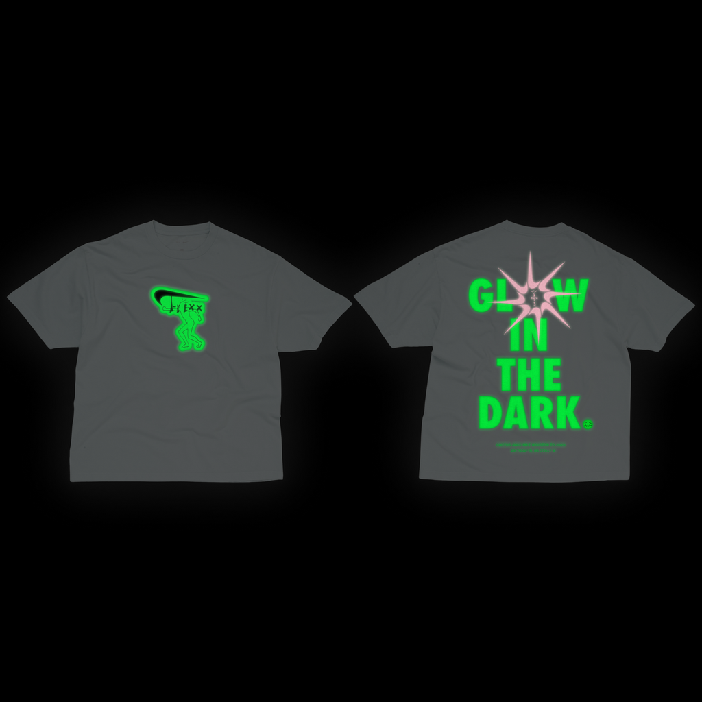 CJ X NIKE T-REXX GLOW IN THE DARK TEE (GRAY)